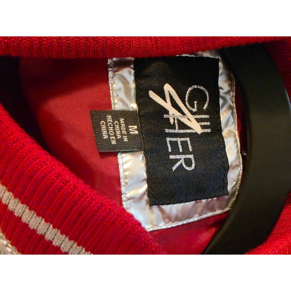 GIII 4Her by Carl Banks Jackets & Blazers - GIII 4Her NFL Atlanta Falcons Metallic Silver Puffer Jacket Women Medium New